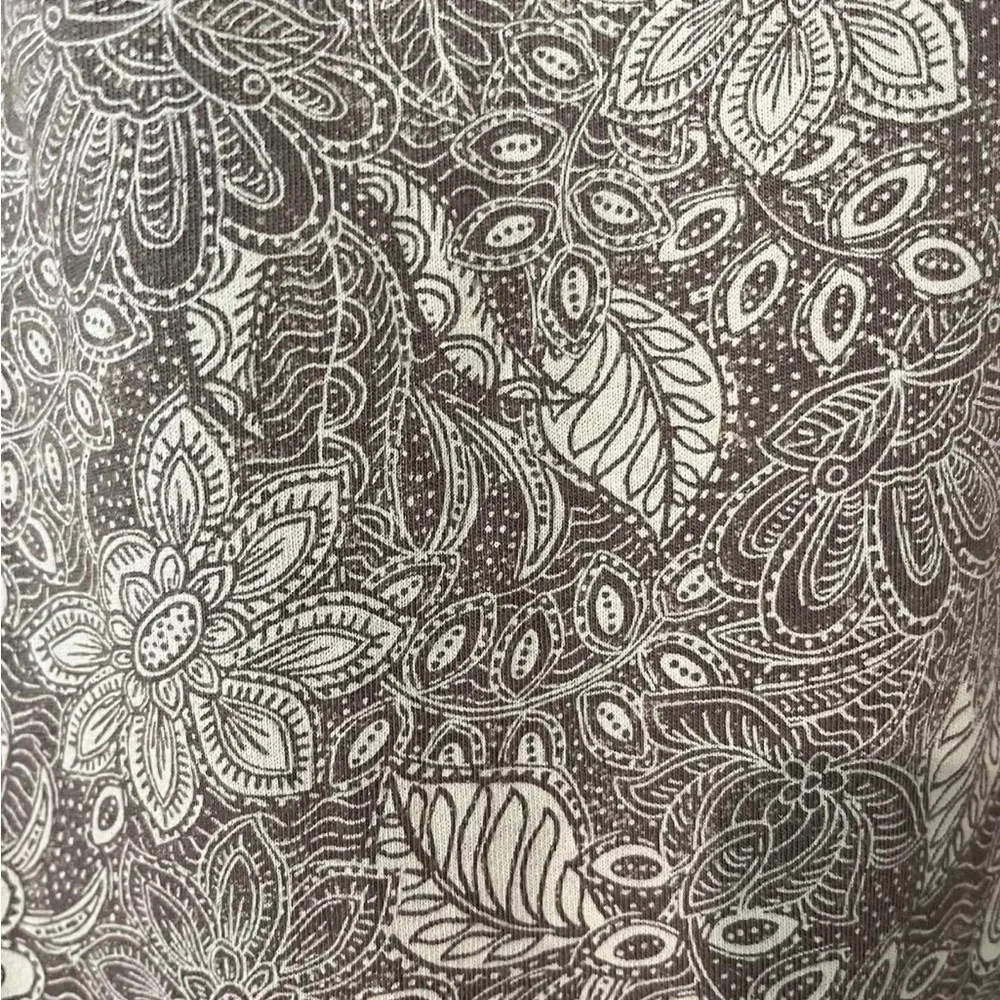 J JILL FLORAL PRINTED TUNIC SIZE MEDIUM. TAN/CREAM NWT! - Picture 6 of 6